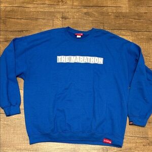 The Marathon Clothing Blue Crew Neck Sweater
